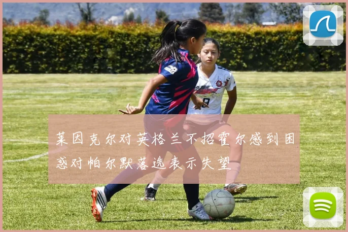 莱因克尔对英格兰不招霍尔感到困惑对帕尔默落选表示失望